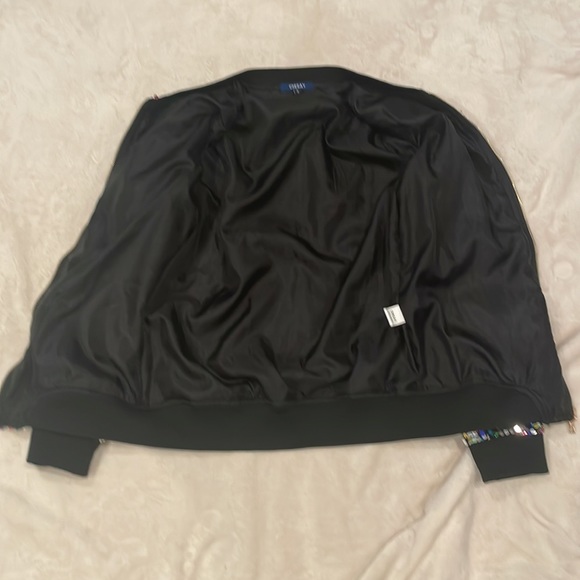 Disco party glam sequin bomber jacket, Small - Picture 5 of 6